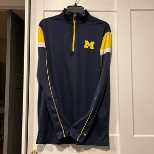 Men’s Michigan Colosseum Light Weight Long Sleeved Quarter Zip